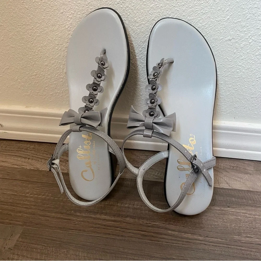 Callisto of California open toes sandals size 7 - Picture 4 of 5